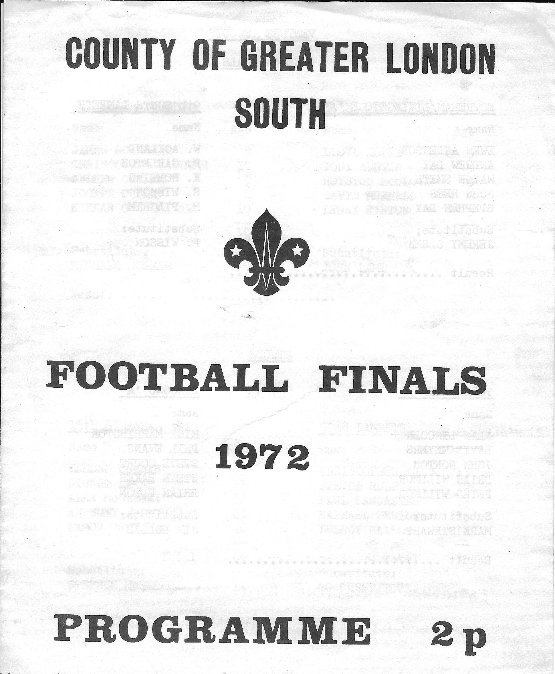 5-a-side Programme 1972